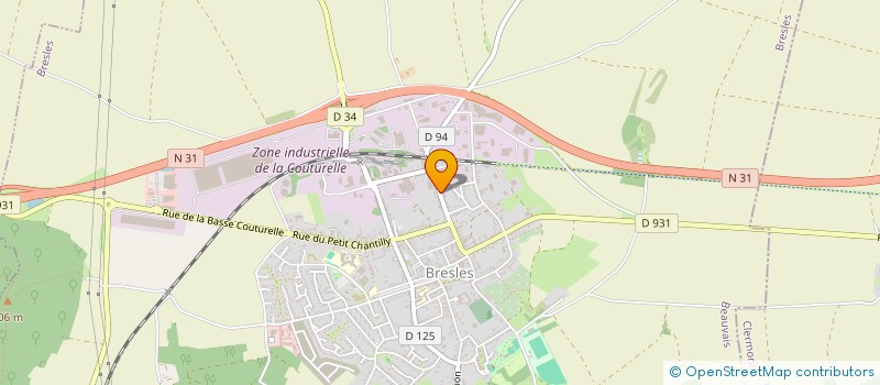 localisation de l'entreprise A - J - M  BRESLES