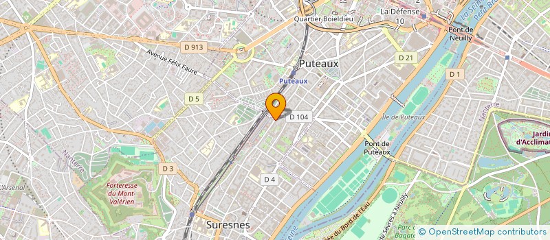 localisation de l'entreprise A J M CONSULTING à SURESNES