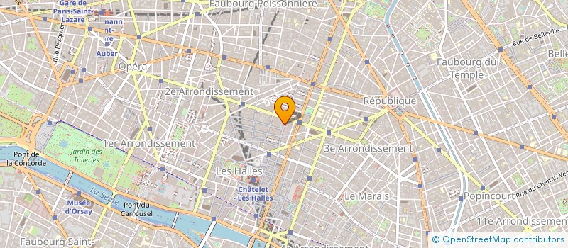 localisation de l'entreprise A & J ORGANISATION à PARIS