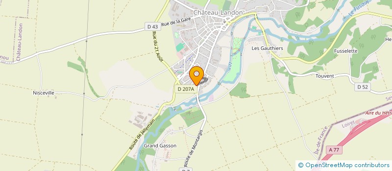 localisation de l'entreprise A.J.P. PEINTURE  AUFFERVILLE