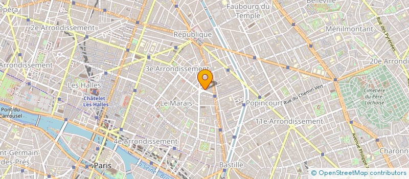 localisation de l'entreprise A J P RENOVATIONS à PARIS