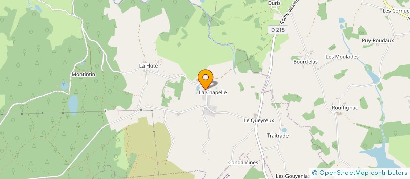 localisation de l'entreprise A.J.P. TRANSPORT EURL à CHATEAU-CHERVIX