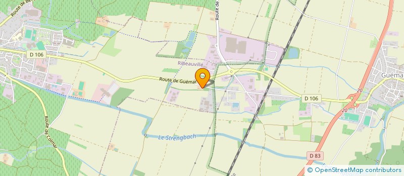 localisation de l'entreprise A J PRESTATIONS  RIBEAUVILLE