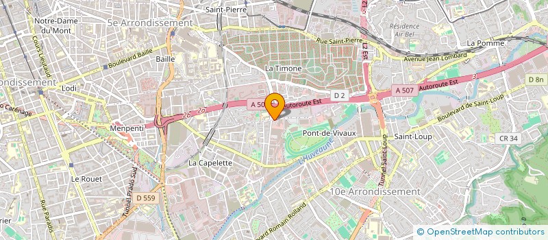 localisation de l'entreprise A.J PRESTIGE à MARSEILLE