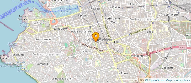 localisation de l'entreprise A.J.PRO à MARSEILLE