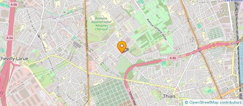 localisation de l'entreprise A.J.R.  VITRY-SUR-SEINE