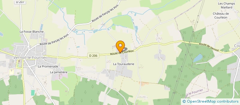 localisation de l'entreprise A J R ENTREPRISES à NOYANT-VILLAGES