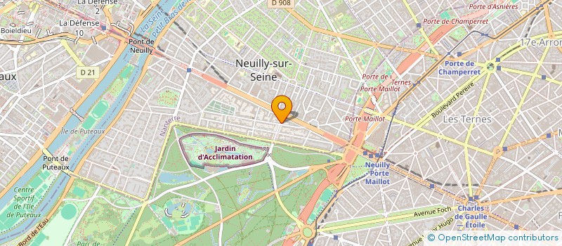 localisation de l'entreprise A.J.R  ESTEVE à NEUILLY-SUR-SEINE