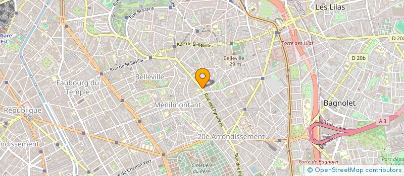 localisation de l'entreprise A J S à PARIS