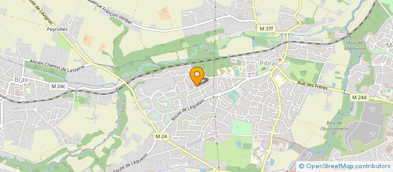 localisation de l'entreprise A.J.S  PIBRAC