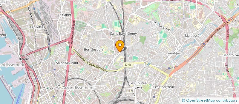 localisation de l'entreprise A J S à MARSEILLE