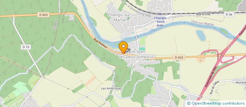 localisation de l'entreprise A.J.S  SAINT-JEAN-LES-DEUX-JUMEAUX