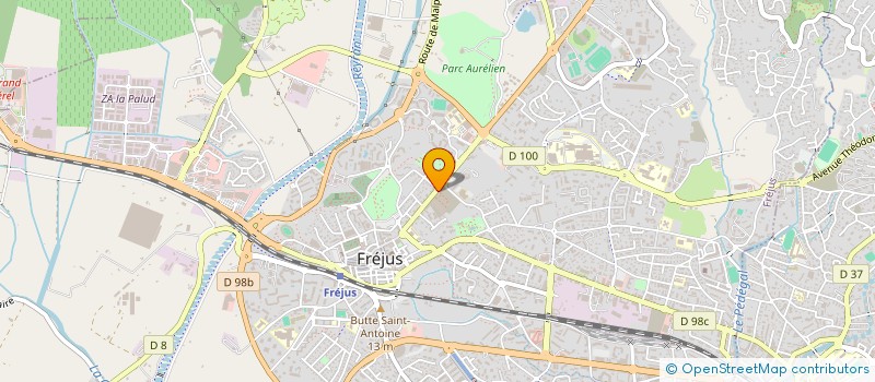 localisation de l'entreprise A J S DISTRIBUTIONS à FREJUS