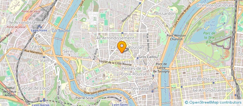 localisation de l'entreprise A J S PRODUCTION  LYON