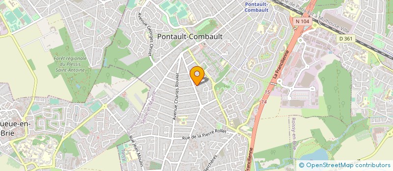 localisation de l'entreprise A.J. SERVICES  EMERAINVILLE