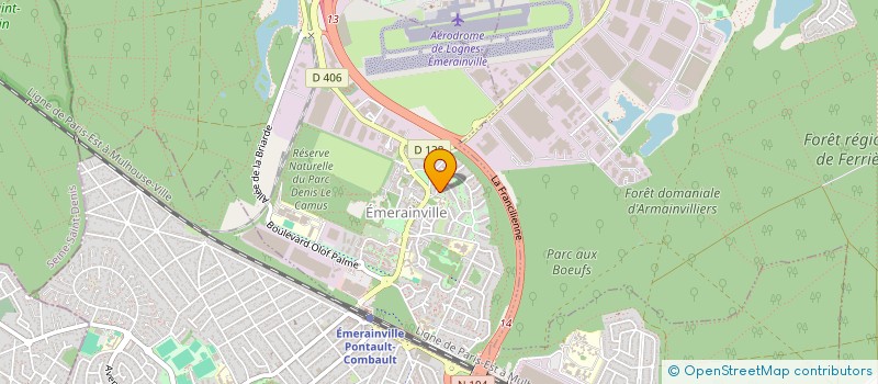 localisation de l'entreprise A.J.SON  EMERAINVILLE