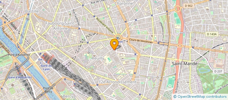 localisation de l'entreprise A.J.T.V. à NEUILLY-SUR-SEINE