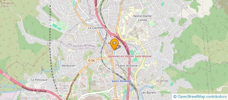 localisation de l'entreprise A J TELECOM à MARSEILLE