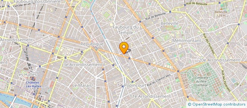 localisation de l'entreprise A.J. TEX  PARIS