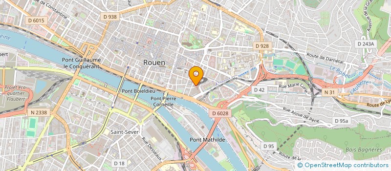 localisation de l'entreprise A.J.V PRESS à ROUEN