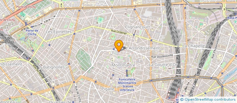 localisation de l'entreprise A JEANNE D ARC  PARIS