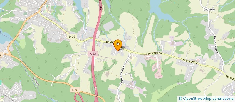 localisation de l'entreprise A.JL TAXI  SAINT-MARTIN-DE-SEIGNANX