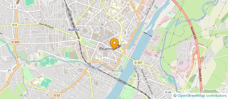 localisation de l'entreprise A JUSTE DOSE à ROANNE