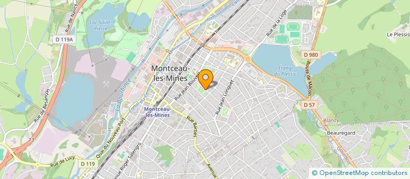 localisation de l'entreprise A.K. à MONTCEAU-LES-MINES