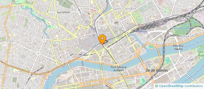 localisation de l'entreprise A&K à NANTES