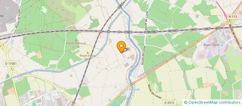 localisation de l'entreprise A&K à LUNEL