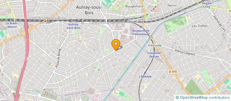 localisation de l'entreprise A.K.A à AULNAY-SOUS-BOIS