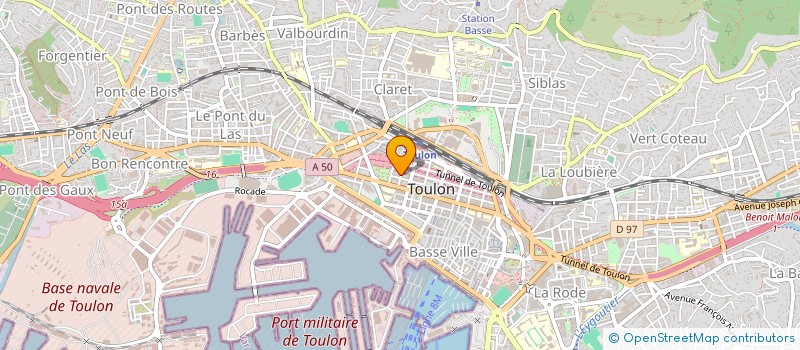 localisation de l'entreprise A.K.A.  TOULON