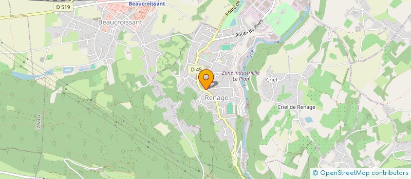 localisation de l'entreprise A.K.A.N  RENAGE