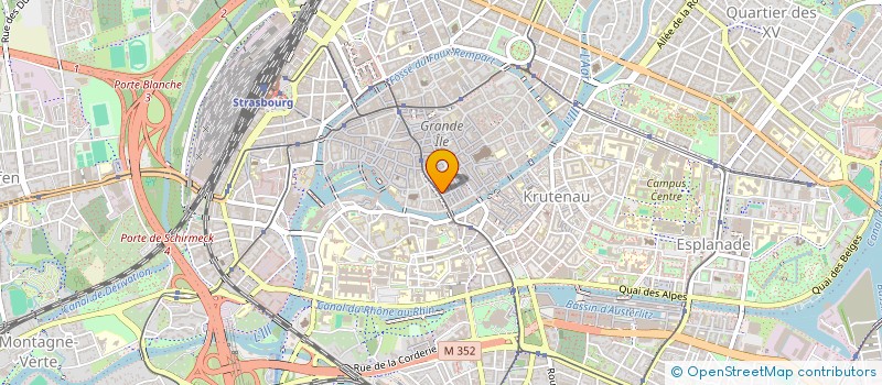 localisation de l'entreprise A K A N E à STRASBOURG