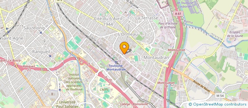 localisation de l'entreprise A.K.BAT à TOULOUSE