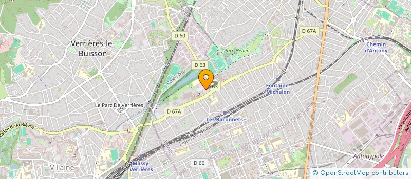 localisation de l'entreprise A.K.CHRONO TRANS à ANTONY