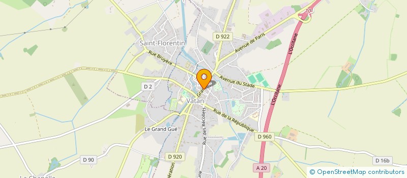 localisation de l'entreprise A-K COIFF INSTITUT à VATAN