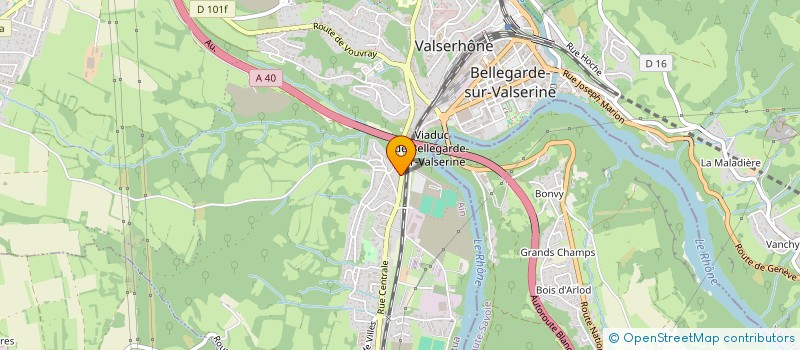 localisation de l'entreprise A K D A G à VALSERHONE