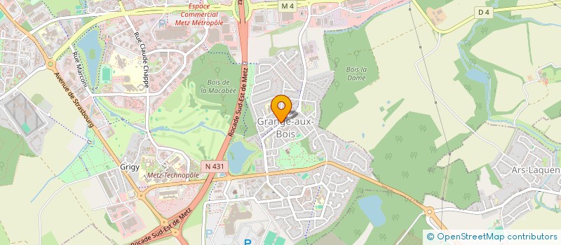 localisation de l'entreprise A K DIFFUSION  METZ