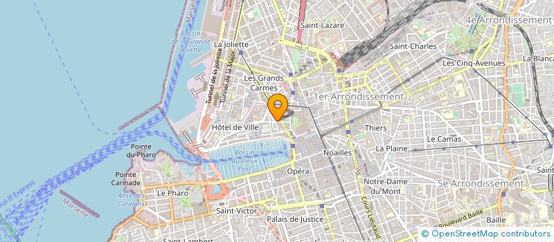 localisation de l'entreprise A. K. DISTRIBUTION à MARSEILLE