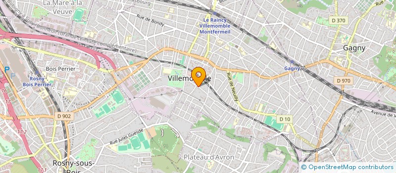localisation de l'entreprise A.K.E.A à VILLEMOMBLE