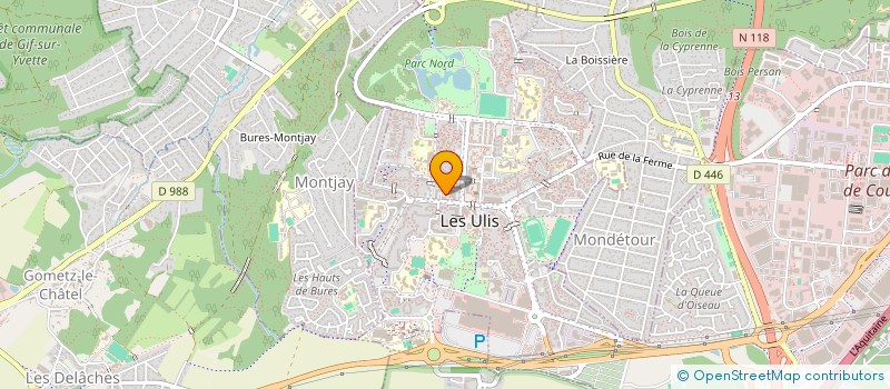 localisation de l'entreprise A K ESPACE VERT & ENTRETIEN à LES ULIS
