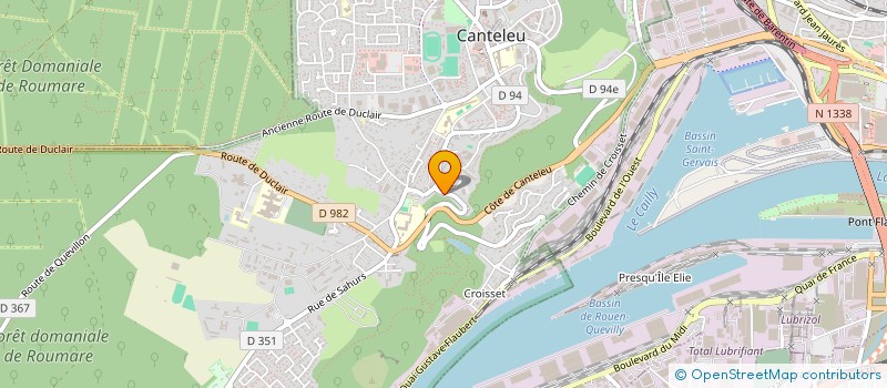 localisation de l'entreprise A K EXPRESS à CANTELEU
