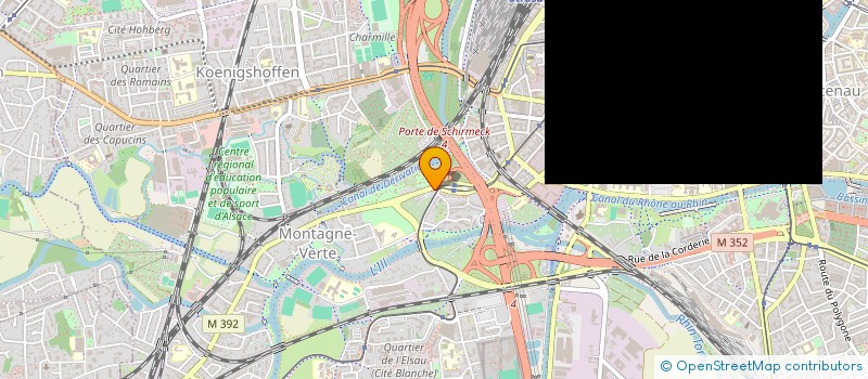 localisation de l'entreprise A.K.H. SARL à STRASBOURG