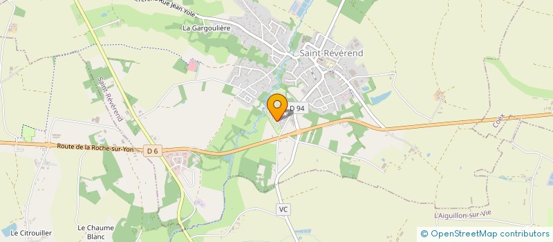 localisation de l'entreprise A.K.L.  LA CHAPELLE-HERMIER