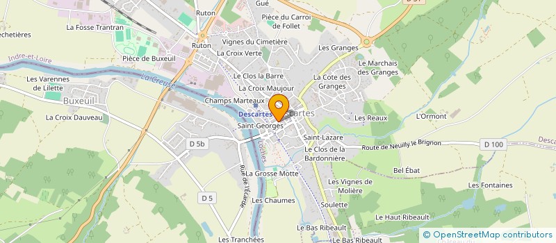 localisation de l'entreprise A.K.L.A.  DESCARTES