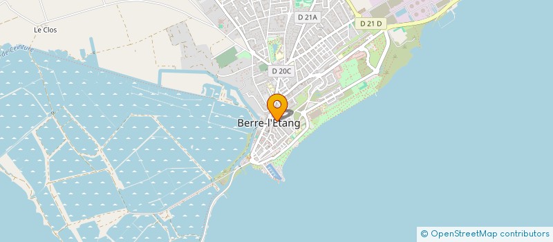 localisation de l'entreprise A.K. MENUISERIES à BERRE L'ETANG