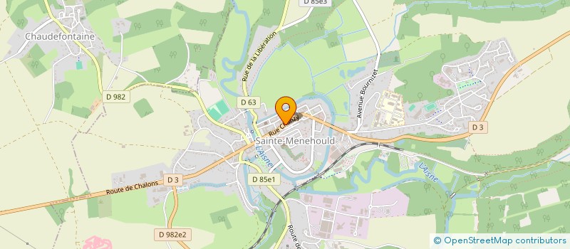 localisation de l'entreprise A.K. NEGOCE AUTO KINS NEGOCE à SAINTE-MENEHOULD