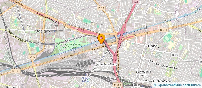 localisation de l'entreprise A&K PARTNERS à NOISY-LE-SEC