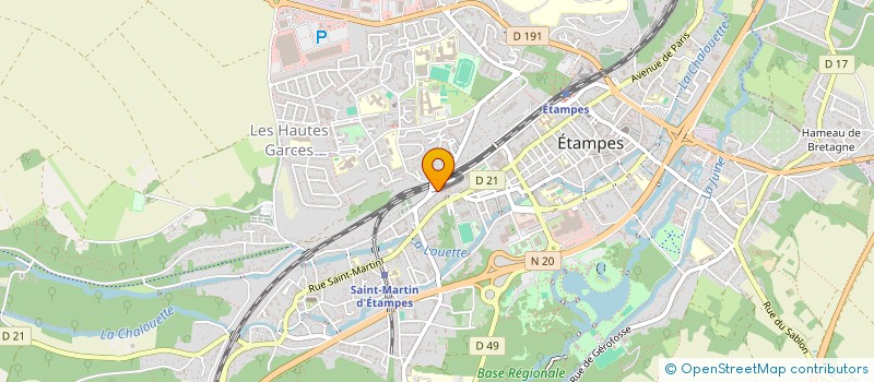 localisation de l'entreprise A.K. SERVICE  ETAMPES